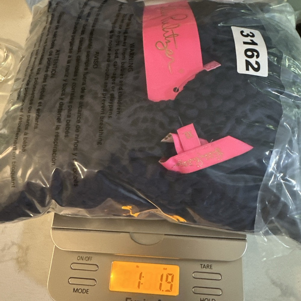 NWT Lilly Pulitzer Parigi True Navy Scallop Shell Lace Skort Romper Dress XL - Picture 16 of 16